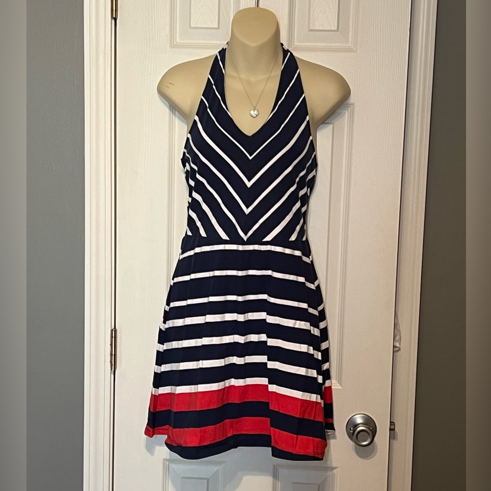 SO Red White & Blue cotton dress
